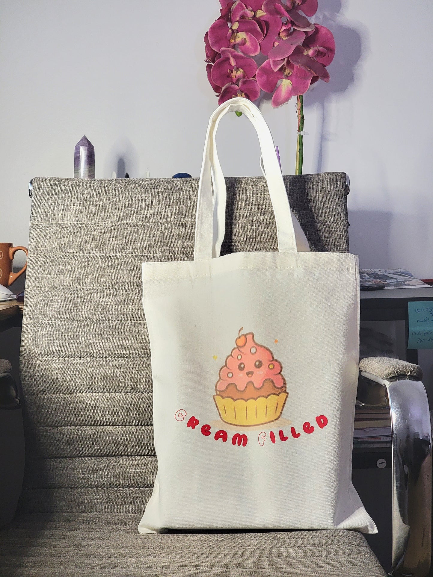 Cupcake Canvas Tote Bag