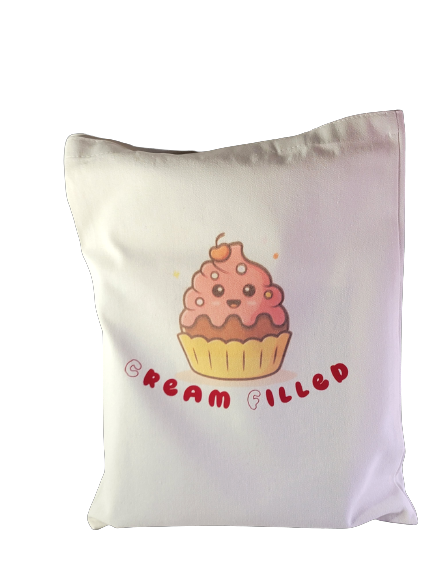 Cupcake Canvas Tote Bag